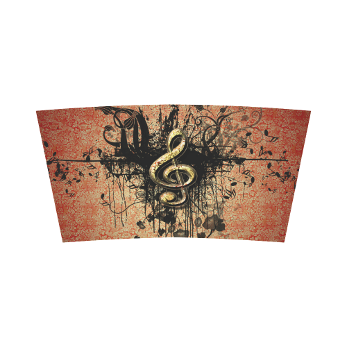 Wonderful clef with flowers Bandeau Top