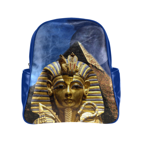 King Tut and Pyramid Multi-Pockets Backpack (Model 1636)