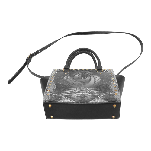 Roma spirit 5 Rivet Shoulder Handbag (Model 1645)