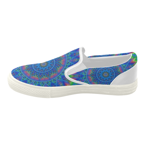 Dream On Mandala Women's Slip-on Canvas Shoes (Model 019)