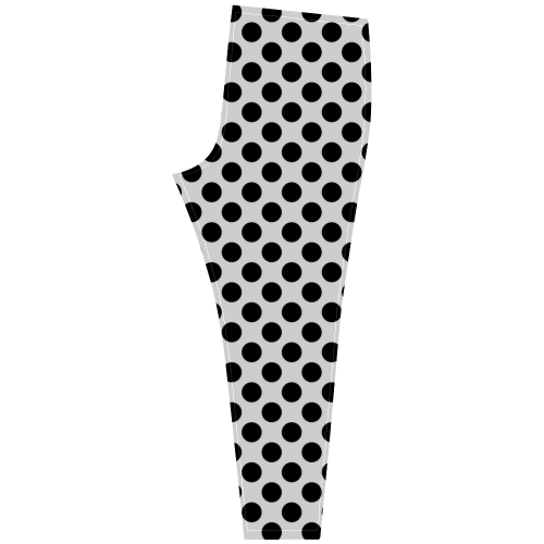 Black and White Jester Cassandra Women's Leggings (Model L01)