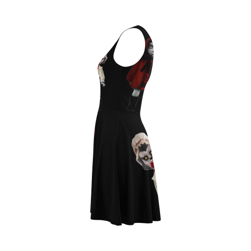 creepy-zombie-little-red-and-w Atalanta Sundress (Model D04)