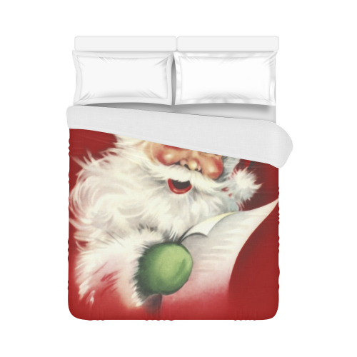 A beautiful vintage santa claus Duvet Cover 86"x70" ( All-over-print)