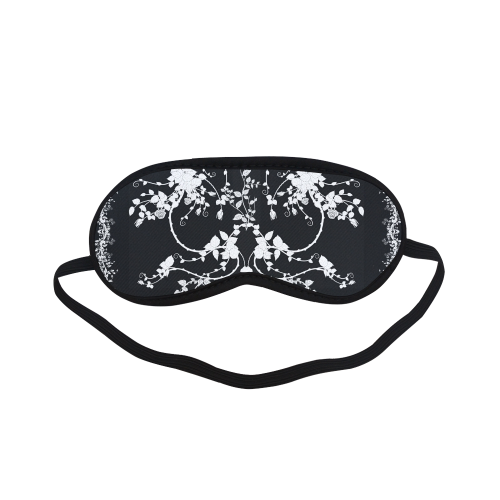 Roses in black and white Sleeping Mask