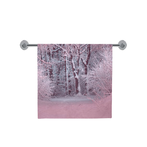 another winter wonderland  pink Bath Towel 30"x56"