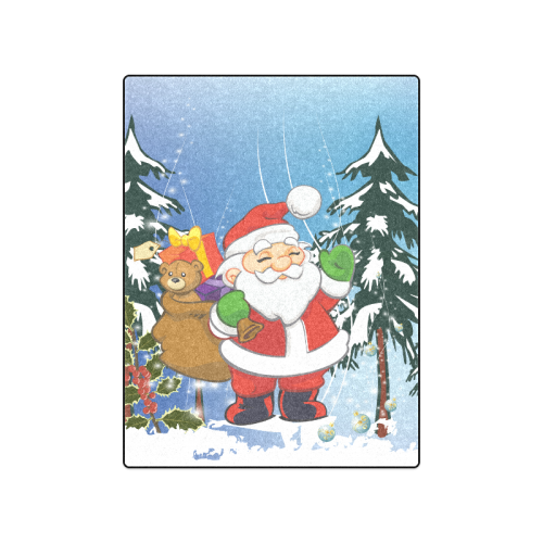 Cute Santa Claus Blanket 50"x60"