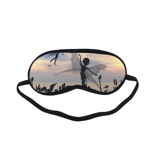 Cute fairy dancing on a jetty Sleeping Mask