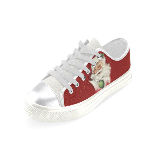 A beautiful vintage santa claus Women's Classic Canvas Shoes (Model 018)