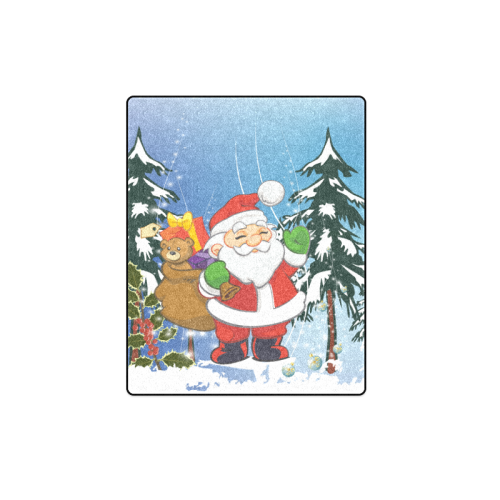 Cute Santa Claus Blanket 40"x50"