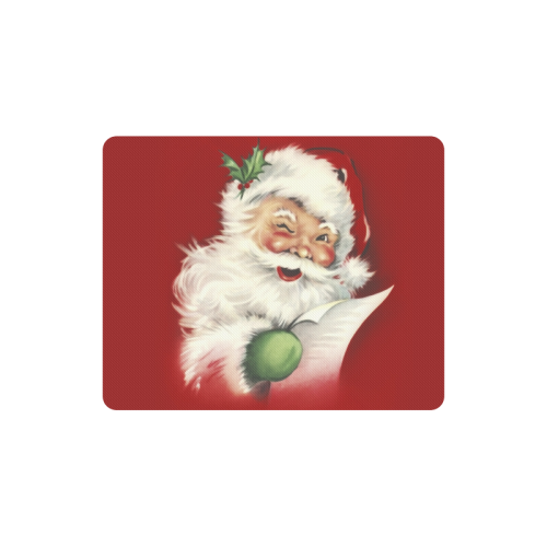 A beautiful vintage santa claus Rectangle Mousepad