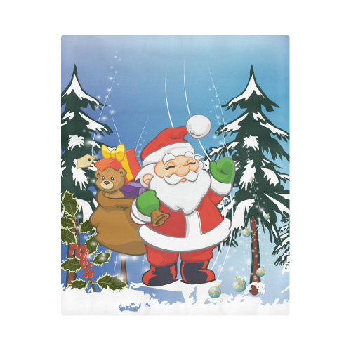 Cute Santa Claus Duvet Cover 86"x70" ( All-over-print)