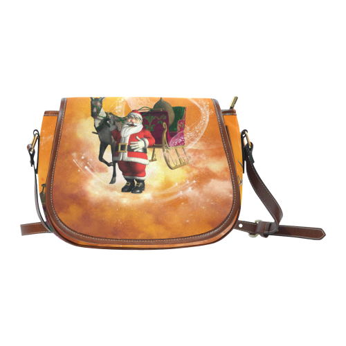 Santa Claus, Christmas design Saddle Bag/Small (Model 1649) Full Customization