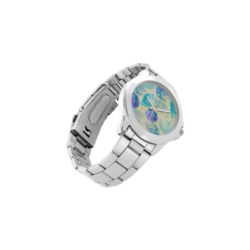 Seashells Unisex Stainless Steel Watch(Model 103)