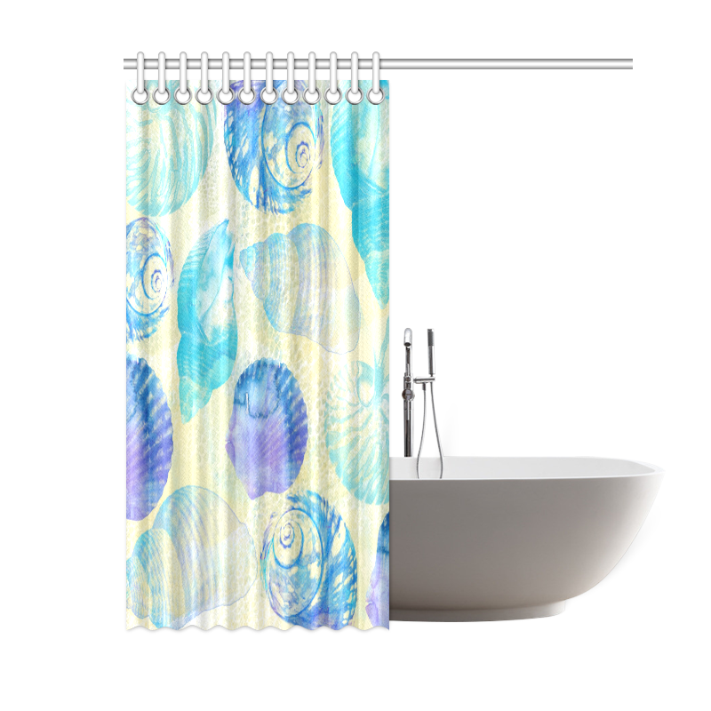 Seashells Shower Curtain 60"x72" ID D337322