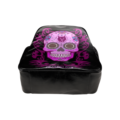 SKULLS PINKY 1-4 Multi-Pockets Backpack (Model 1636)