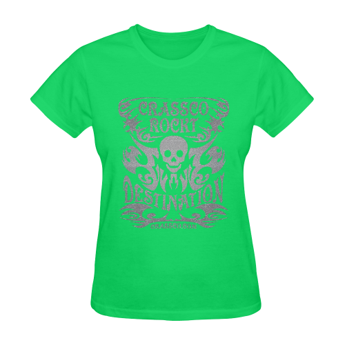 SKULL SILVER OPTICS Sunny Women's T-shirt (Model T05)