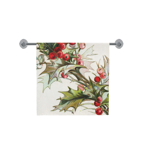 HollyBerries20160604 Bath Towel 30"x56"