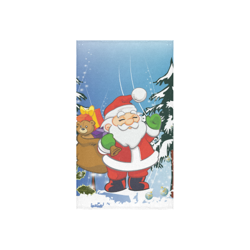 Cute Santa Claus Custom Towel 16"x28"