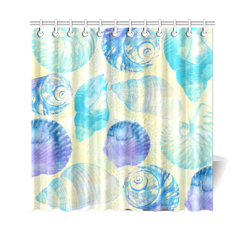 Seashells Shower Curtain 69"x70"