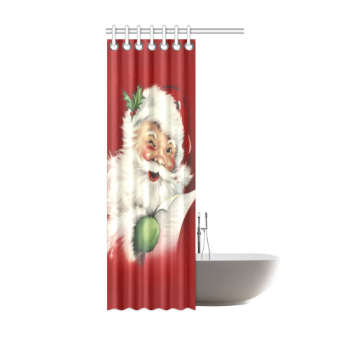 A beautiful vintage santa claus Shower Curtain 36"x72"