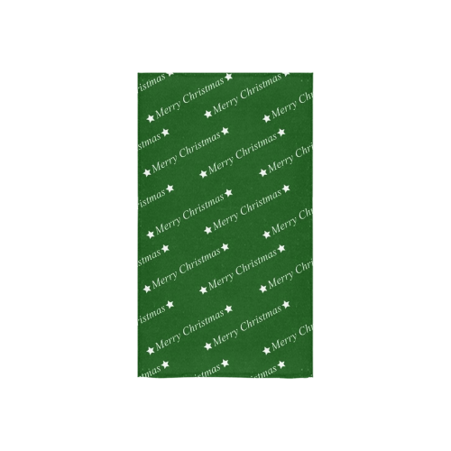 merry christmas,text,green Custom Towel 16"x28"