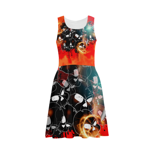 Awesome skulls Atalanta Sundress (Model D04)