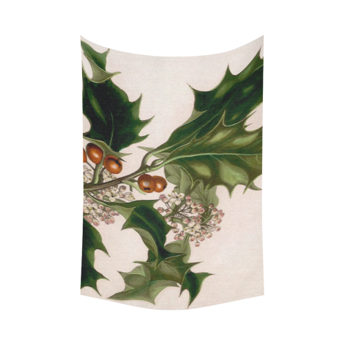 holly berrie 2 Cotton Linen Wall Tapestry 90"x 60"