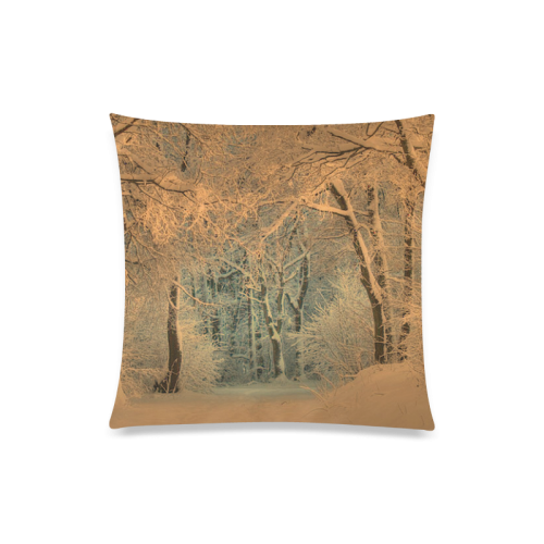 another winter wonderland  2 Custom Zippered Pillow Case 20"x20"(One Side)