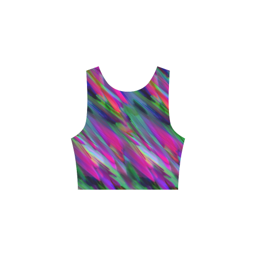 Colorful digital art splashing G400 Atalanta Sundress (Model D04)