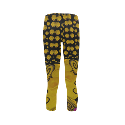 Silent galaxy and space filled of planets Capri Legging (Model L02)
