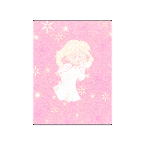 sweet christmas angel pink Blanket 50"x60"