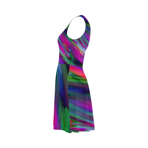 Colorful digital art splashing G400 Atalanta Sundress (Model D04)