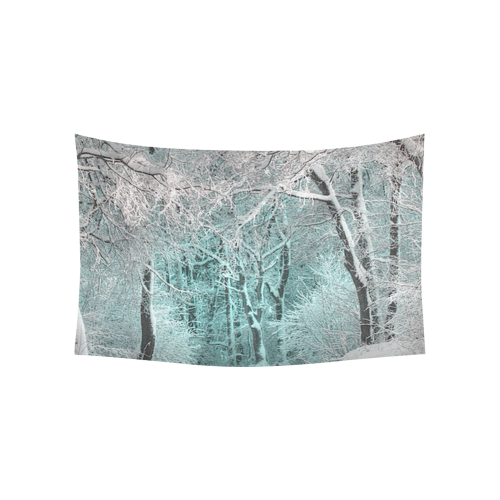 another winter wonderland  3 Cotton Linen Wall Tapestry 60"x 40"