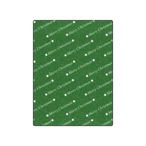 merry christmas,text,green Blanket 50"x60"