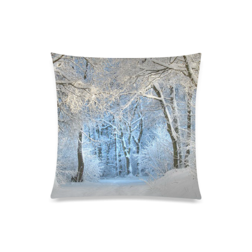 another winter wonderland  Q Custom Zippered Pillow Case 20"x20"(One Side)