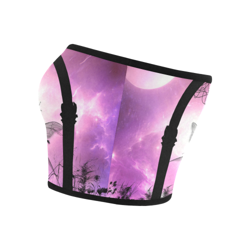 Cute dancing fairy in the night Bandeau Top