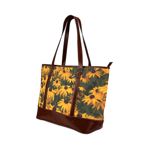 Black-eyed Susans Tote Handbag (Model 1642)