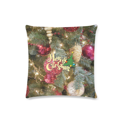 merry christmas 5152 Custom Zippered Pillow Case 16"x16"(Twin Sides)