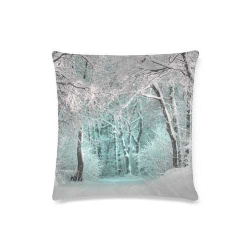 another winter wonderland  3 Custom Zippered Pillow Case 16"x16"(Twin Sides)