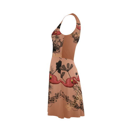 Summer design with flamingo Atalanta Sundress (Model D04)