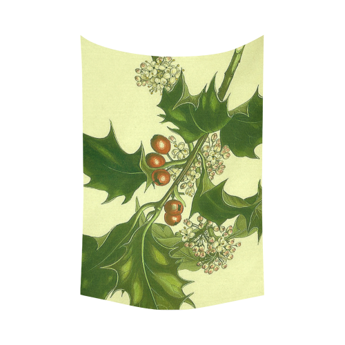 holly berrie Cotton Linen Wall Tapestry 90"x 60"