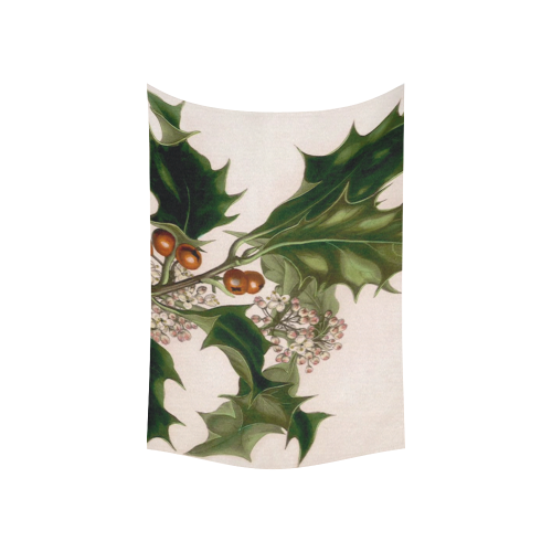 holly berrie 2 Cotton Linen Wall Tapestry 60"x 40"