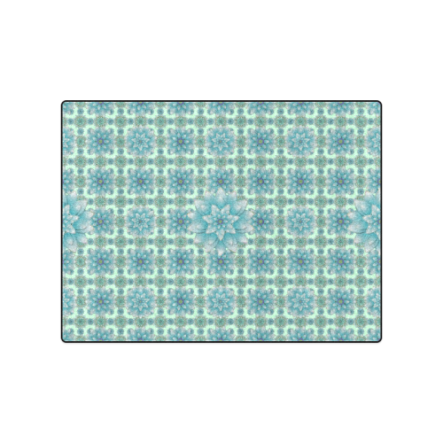 Happiness Turquoise Blanket 50"x60"