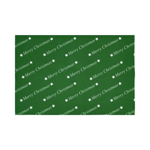 merry christmas,text,green Cotton Linen Wall Tapestry 90"x 60"
