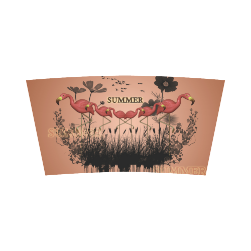 Summer design with flamingo Bandeau Top