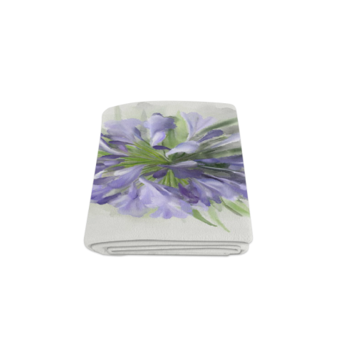 Purple Flower Blanket 50"x60"