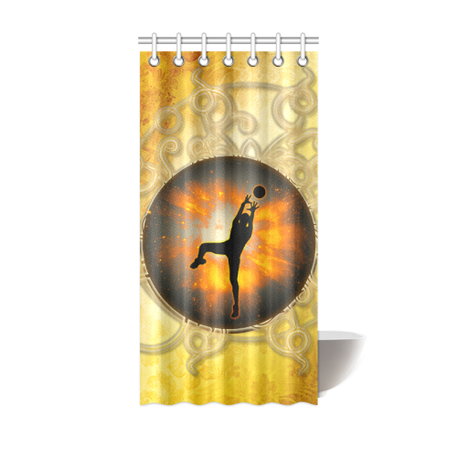 Volleyball player Shower Curtain 36"x72"