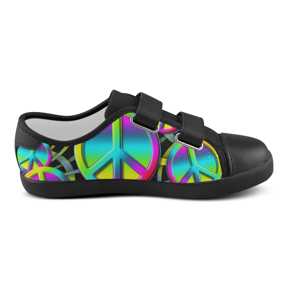 childrens canvas velcro shoes