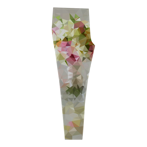 Low Poly Pastel Flower Cassandra Women's Leggings (Model L01)