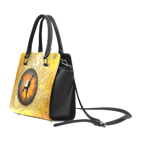 Volleyball player Rivet Shoulder Handbag (Model 1645)